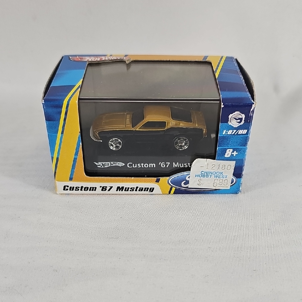 Custom '67 Mustang Die-Cast Model - Black and Gold